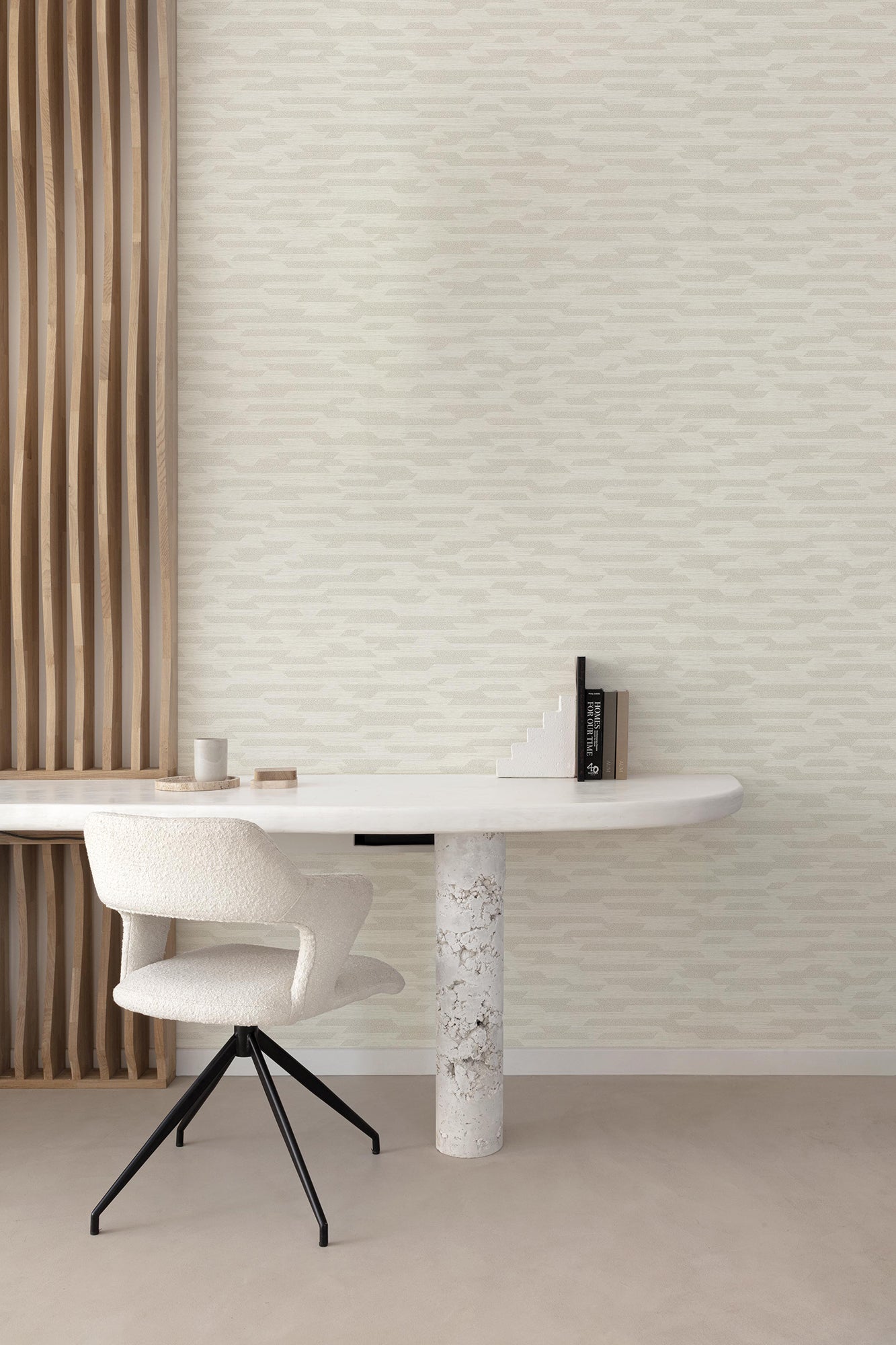 Grandeco Belize Dioriet Neutral Wallpaper Roll 10m x 53cm